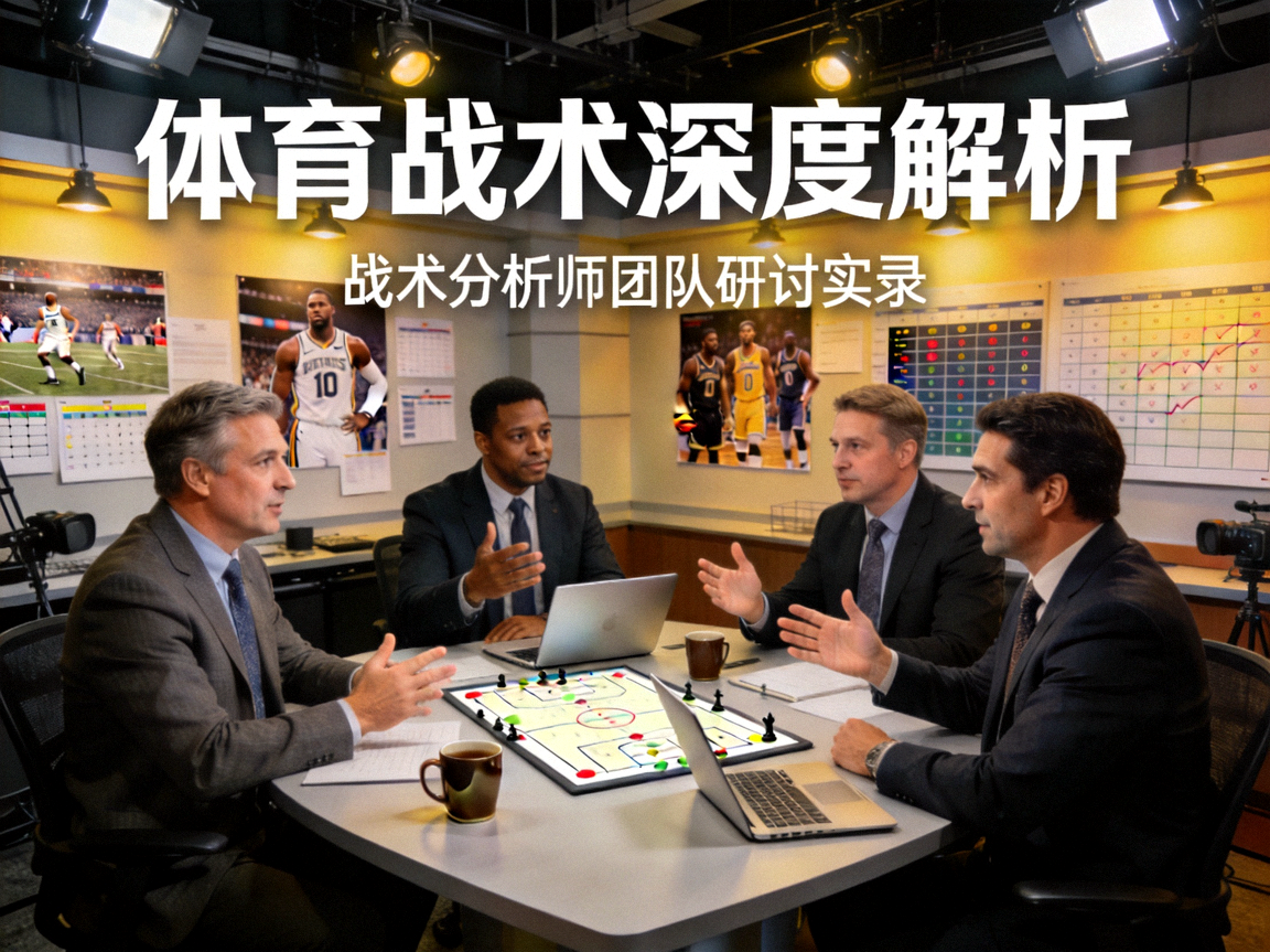 体育深度报道配图 - 分析师在工作室讨论战术